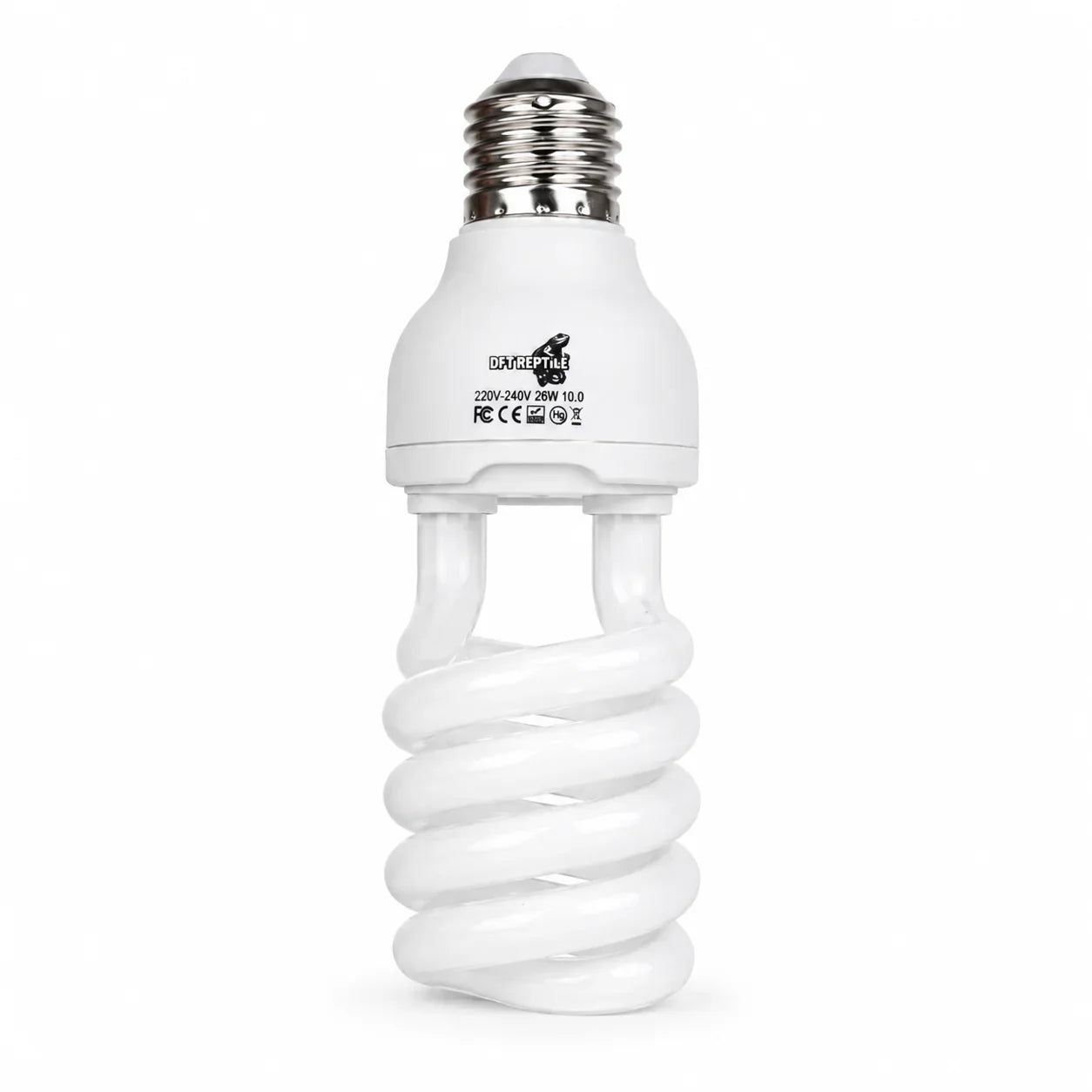 Bombilla UVB 10.0 para reptiles, 26W, iluminación espiral para terrario