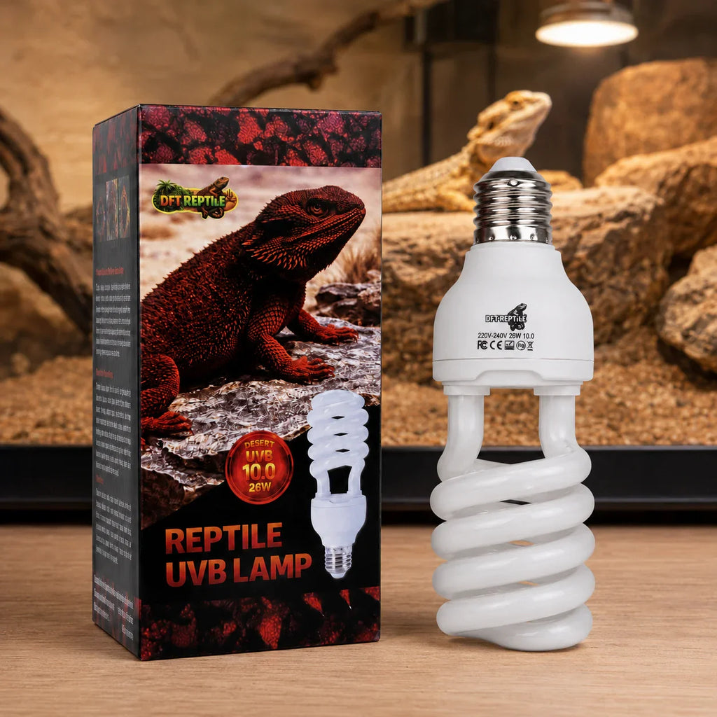 Lámpara UVB para reptiles 10.0, ideal para terrarios y hábitats naturales