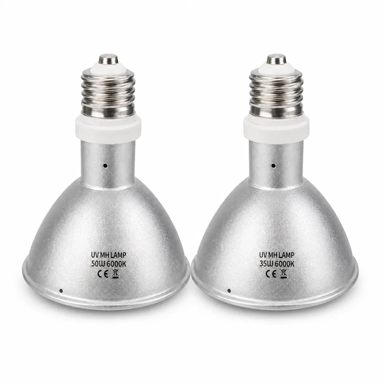 Bombillas UV MH para reptiles, 35W y 50W, iluminación 6000K para terrarios