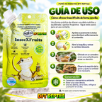 Guía de uso de InsecXFruits para ofrecer puré de  frutas e insectos de forma sencilla a reptiles